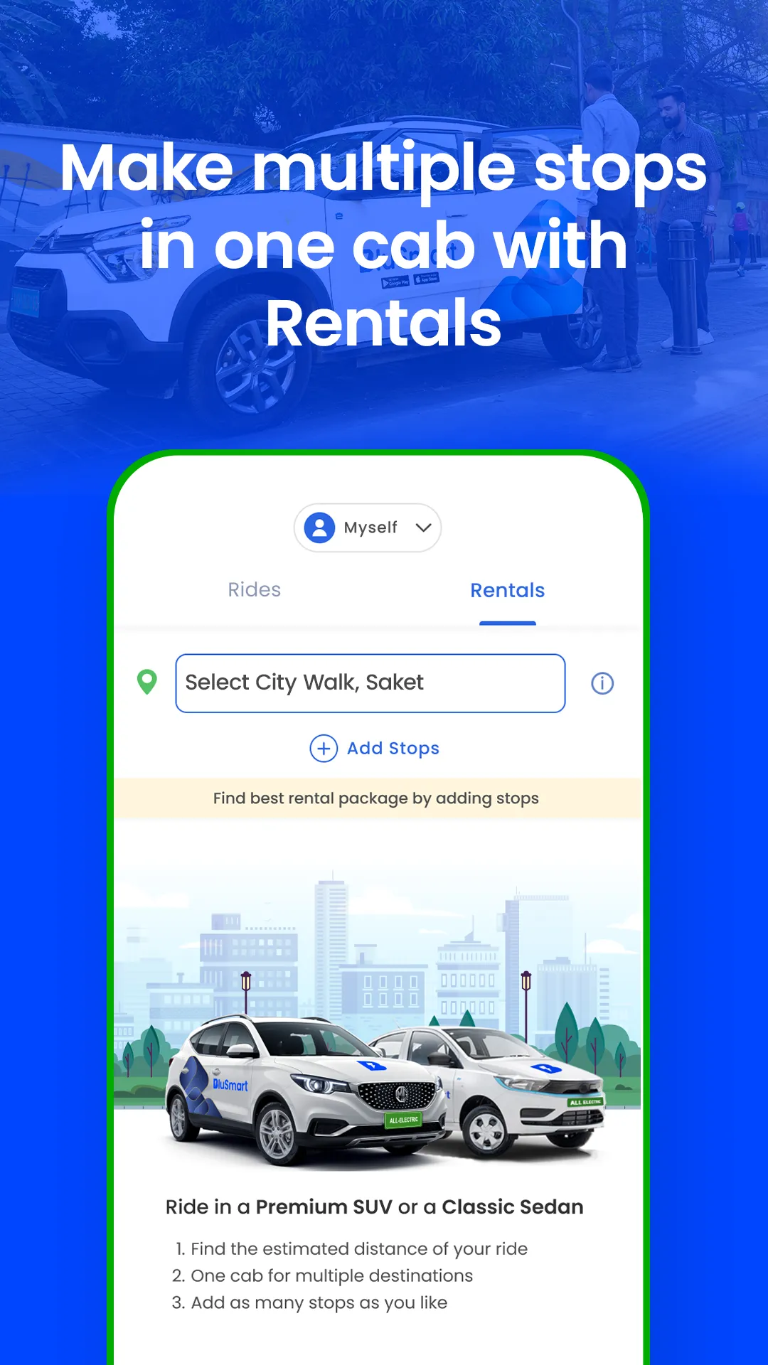 BluSmart: Safe Electric Cabs | Indus Appstore | Screenshot