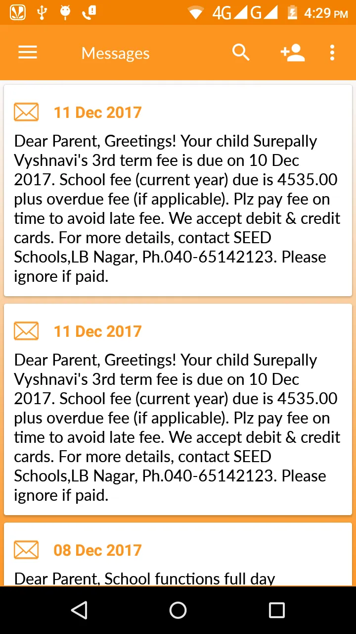 Seed Schools Parent Portal | Indus Appstore | Screenshot