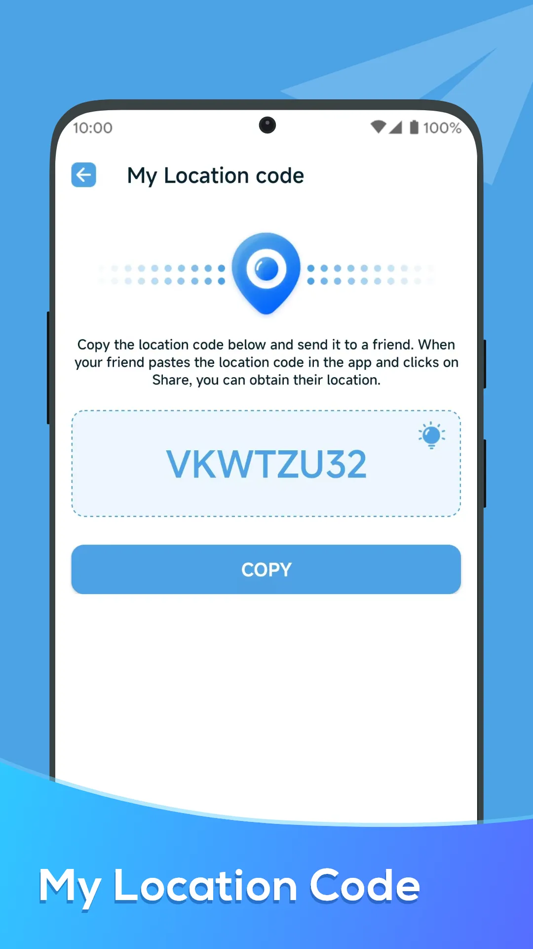 Location Share | Indus Appstore | Screenshot