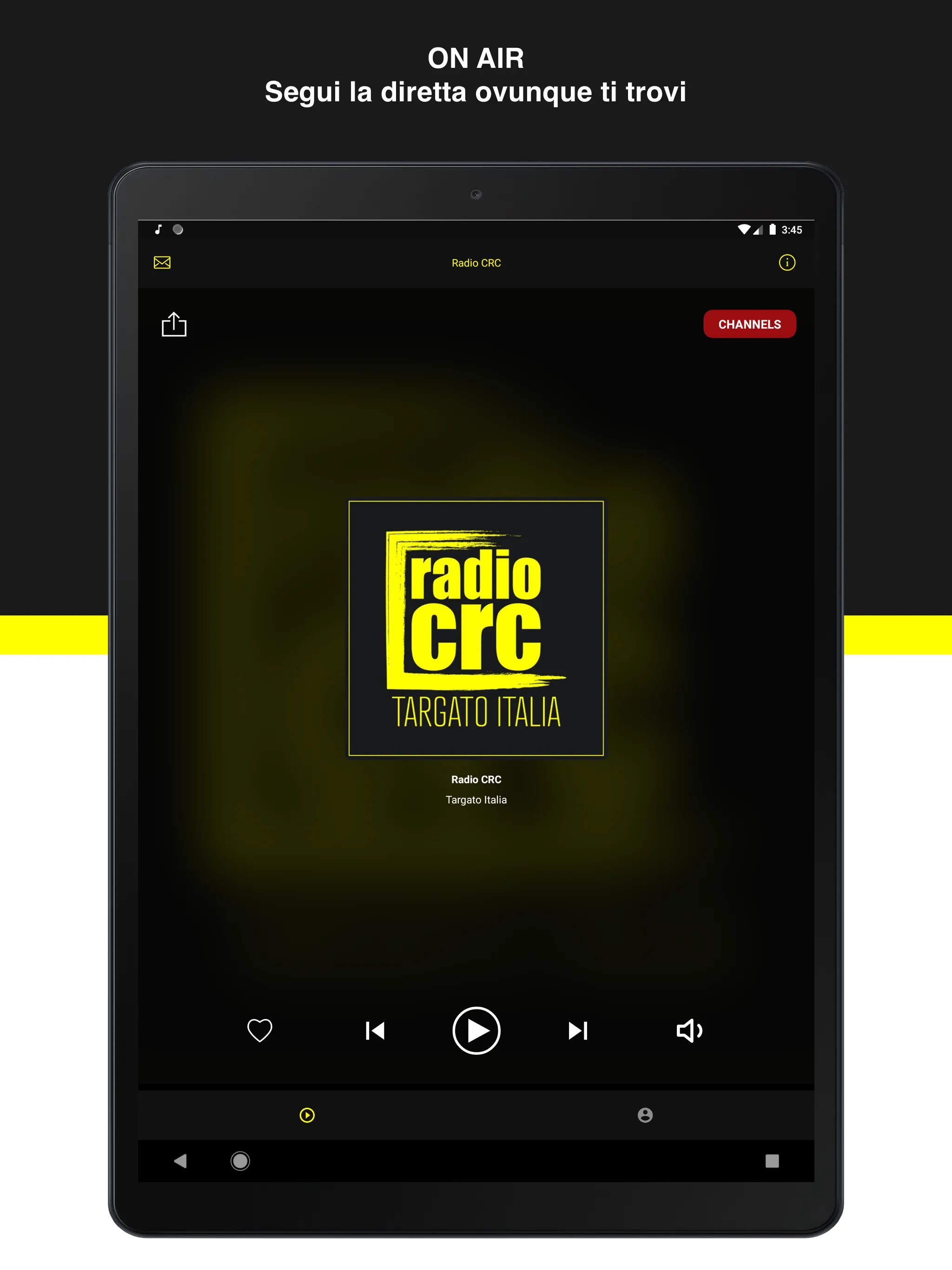 RADIO C.R.C. Targato Italia | Indus Appstore | Screenshot