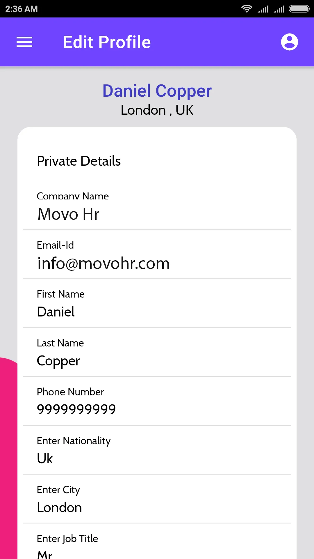 MOVO HR | Indus Appstore | Screenshot