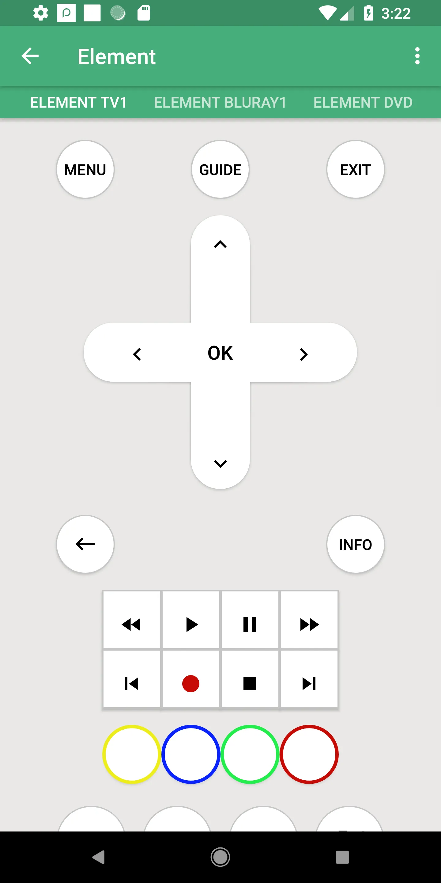 Element TV Remote | Indus Appstore | Screenshot