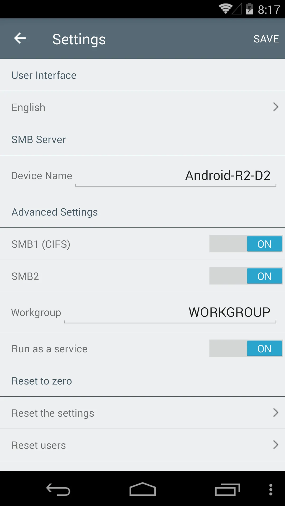 LAN drive - SAMBA Server & Cli | Indus Appstore | Screenshot