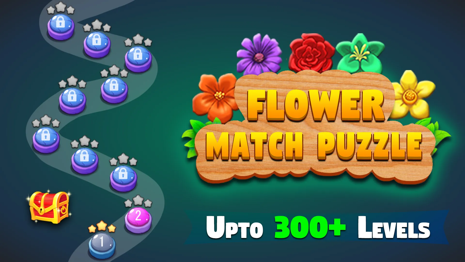 Flower Match Game Flower Merge | Indus Appstore | Screenshot