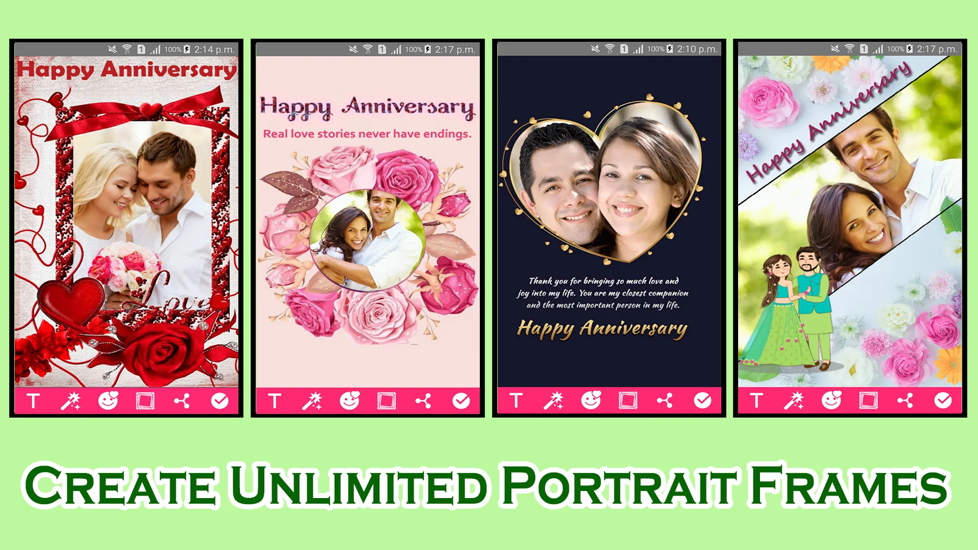 Wedding Anniversary Frames | Indus Appstore | Screenshot