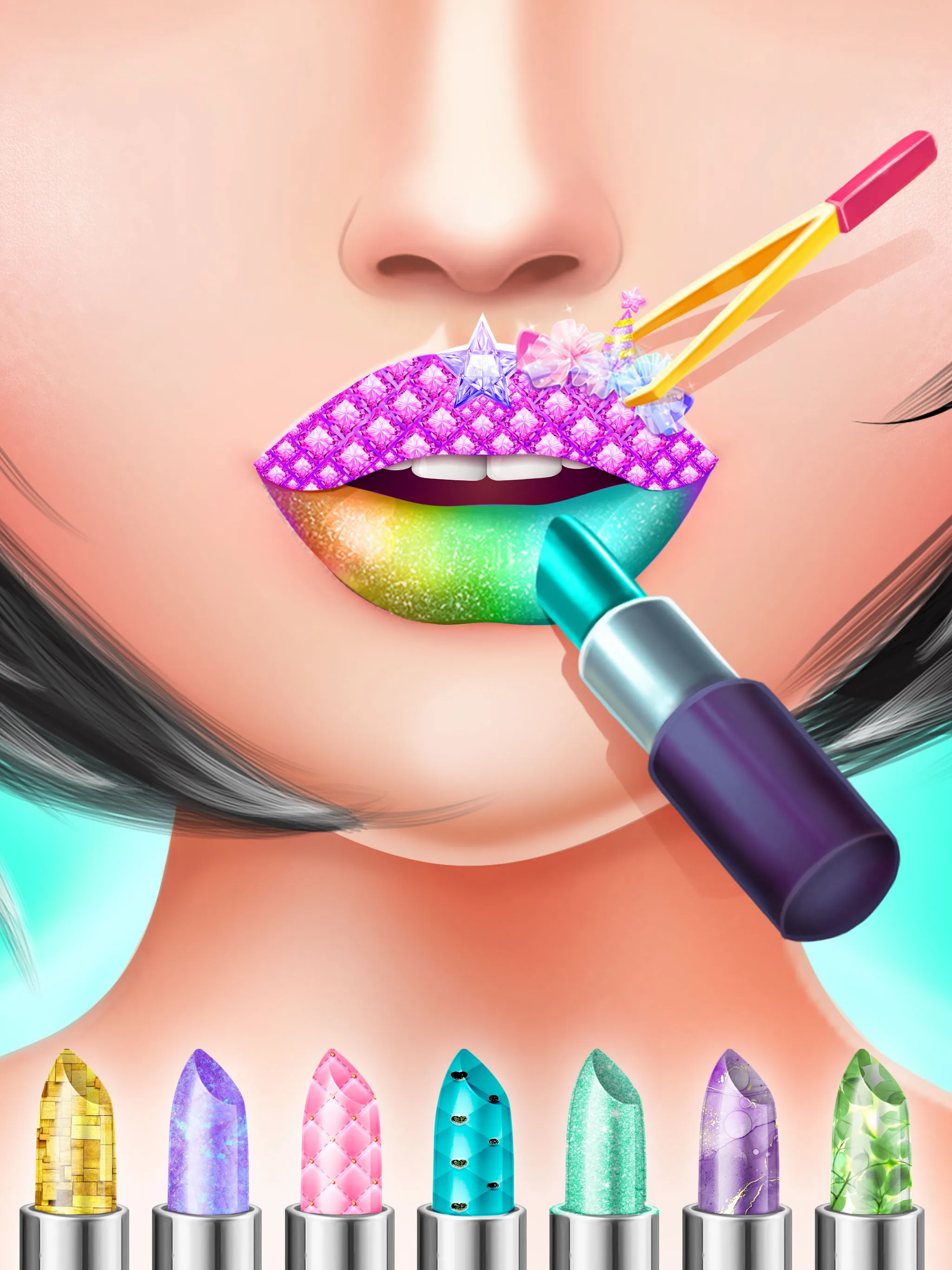 Lip Art DIY Makeover Games | Indus Appstore | Screenshot