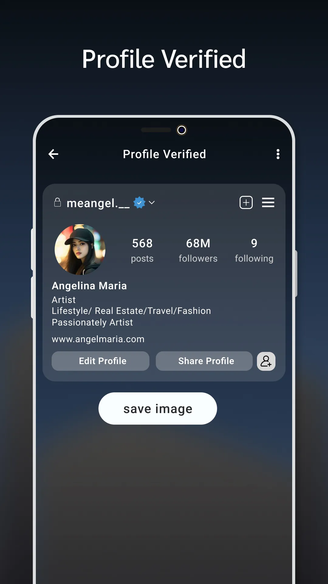 Verify Badge for your profile | Indus Appstore | Screenshot