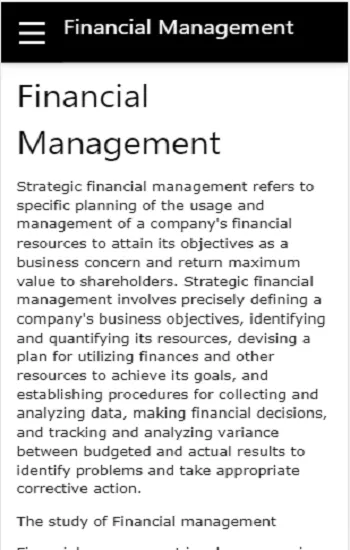 Financial Management | Indus Appstore | Screenshot