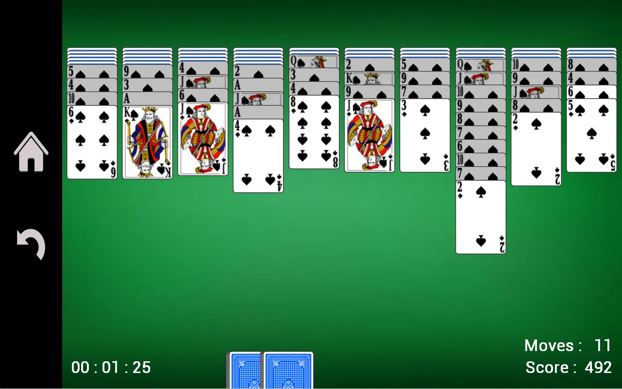 Spider Solitaire | Indus Appstore | Screenshot