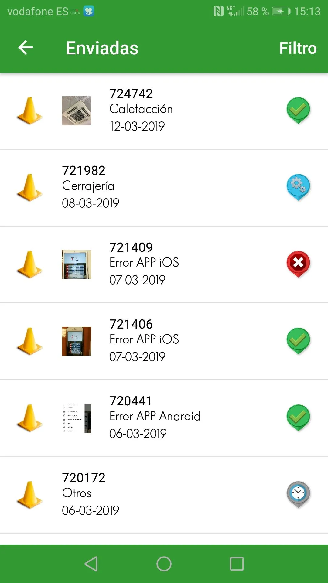 LiVe Fincas: Envío de incidenc | Indus Appstore | Screenshot