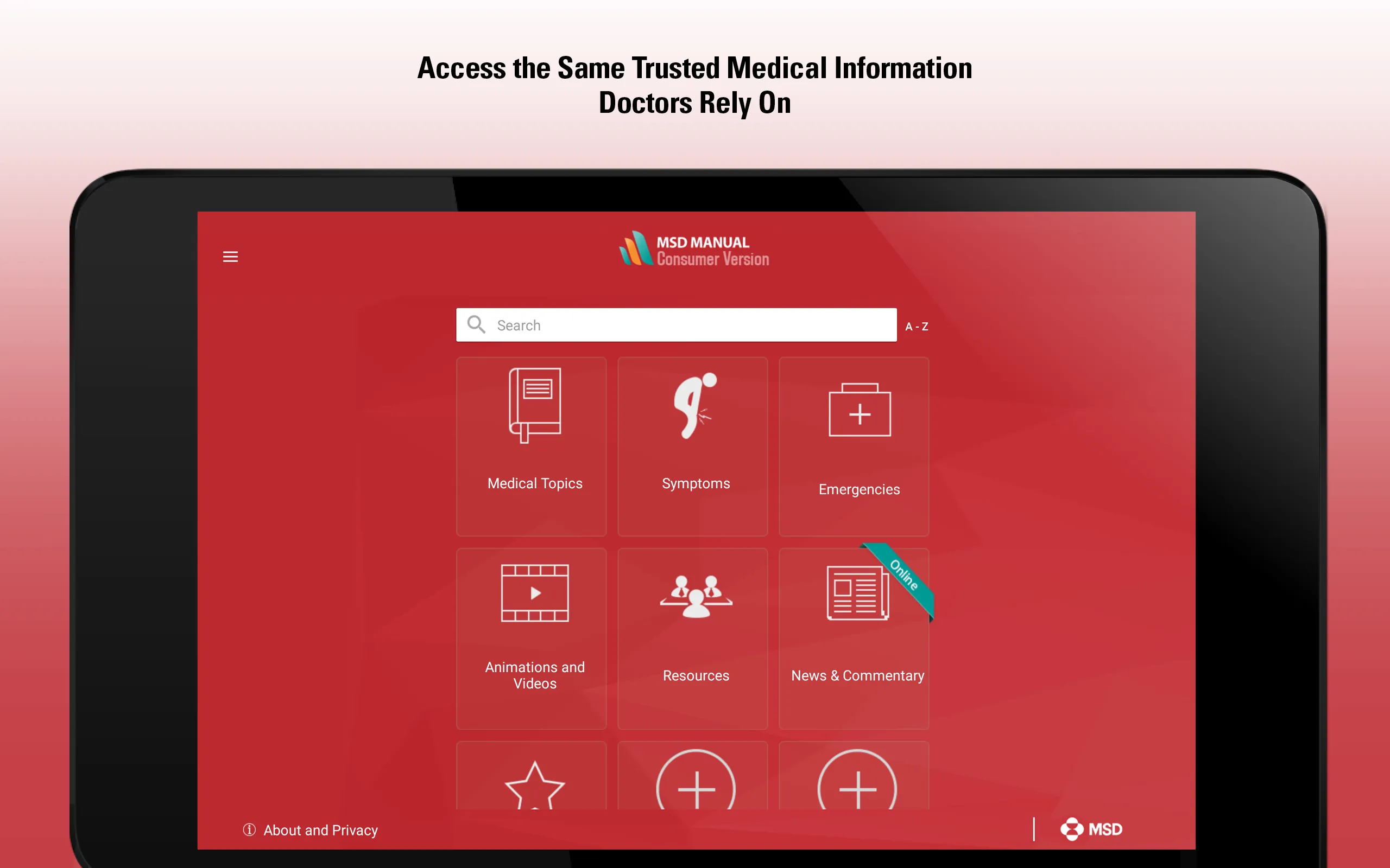 MSD Manual Consumer | Indus Appstore | Screenshot