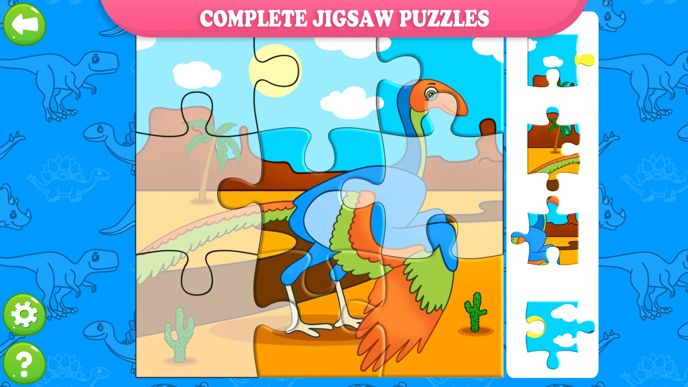 Dinosaur Puzzles for Kids | Indus Appstore | Screenshot