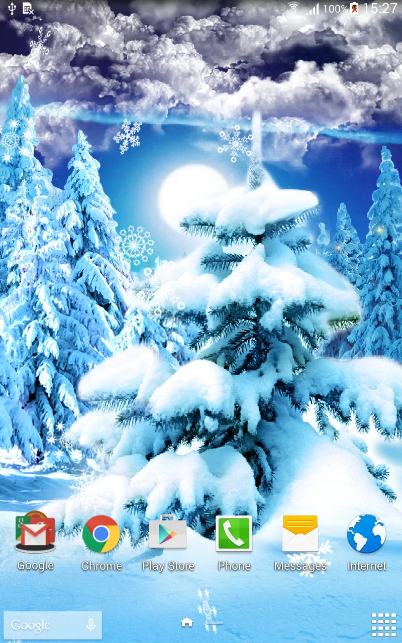 Winter Forest Live Wallpaper | Indus Appstore | Screenshot