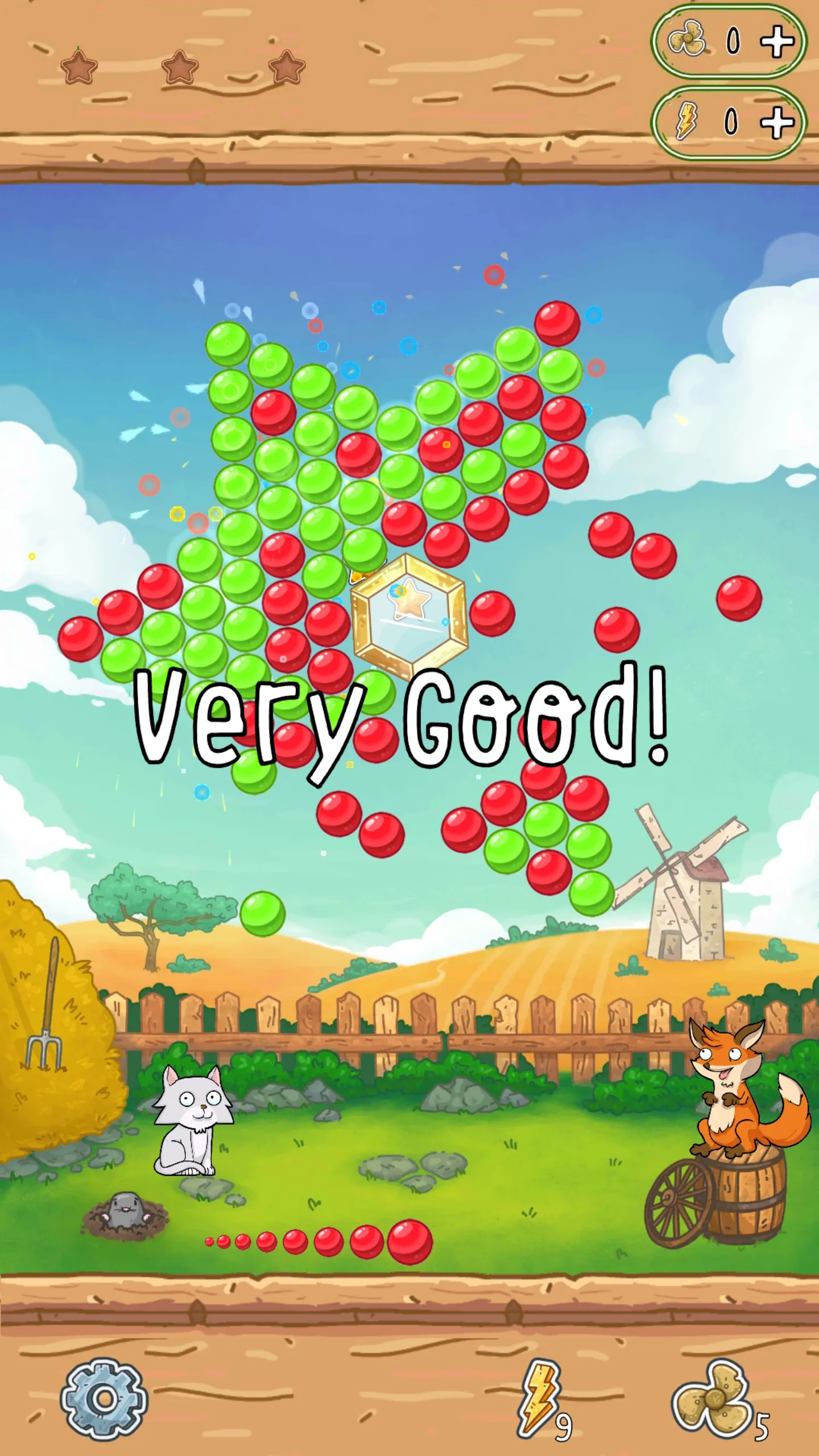 Little Fox: Bubble Spinner | Indus Appstore | Screenshot