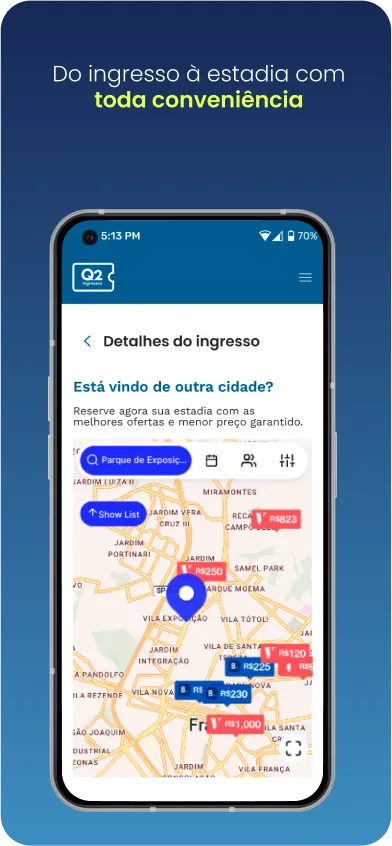 Q2 Ingressos | Indus Appstore | Screenshot