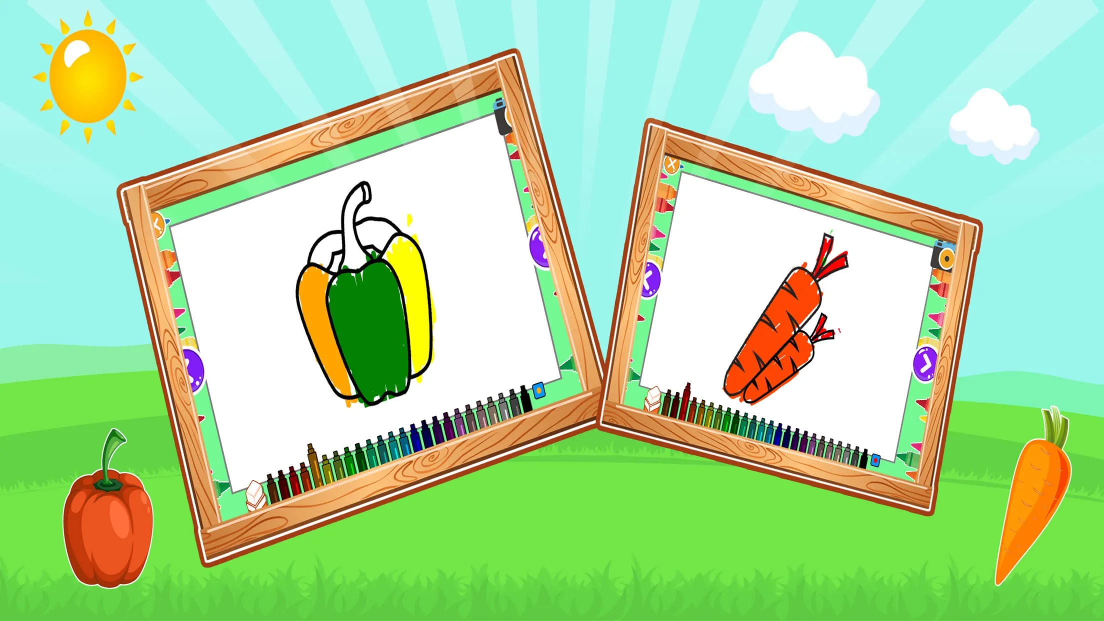 Learn Vegetable Names ABC Game | Indus Appstore | Screenshot