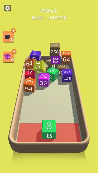 2048 3d : Cube Merge Game | Indus Appstore | Screenshot