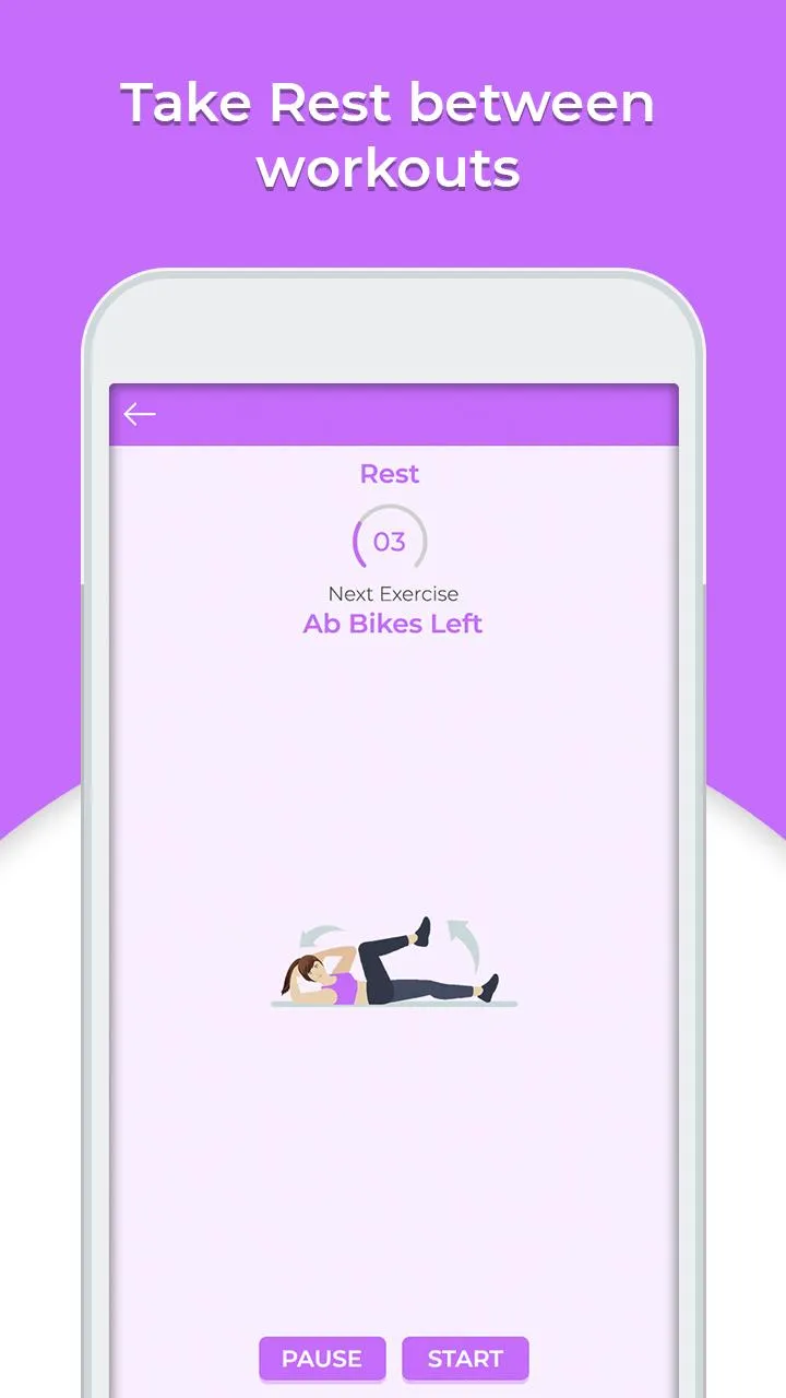 Abs Workout for women - Six Pa | Indus Appstore | Screenshot