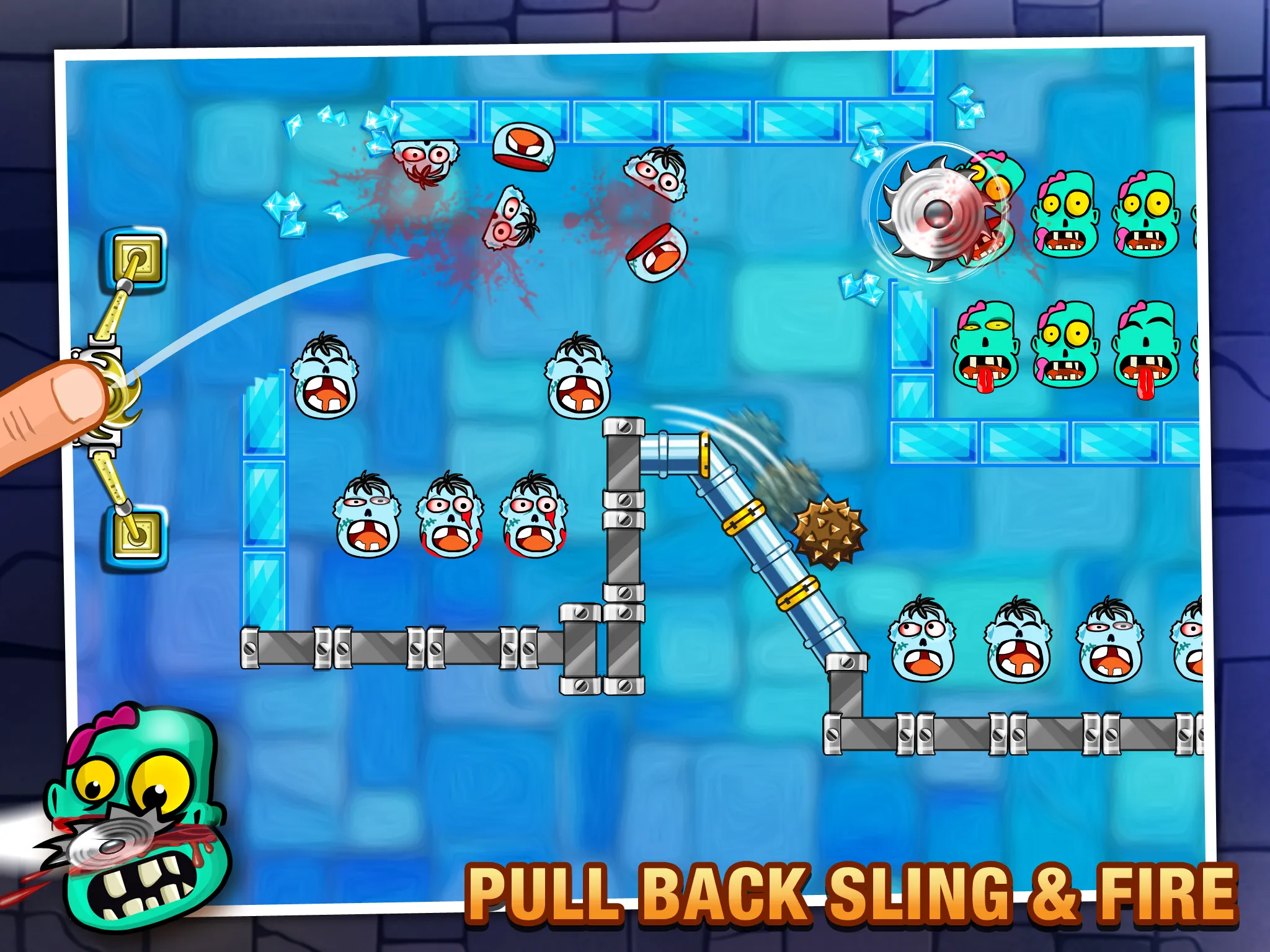 Zombie Slice: Zombie Games | Indus Appstore | Screenshot