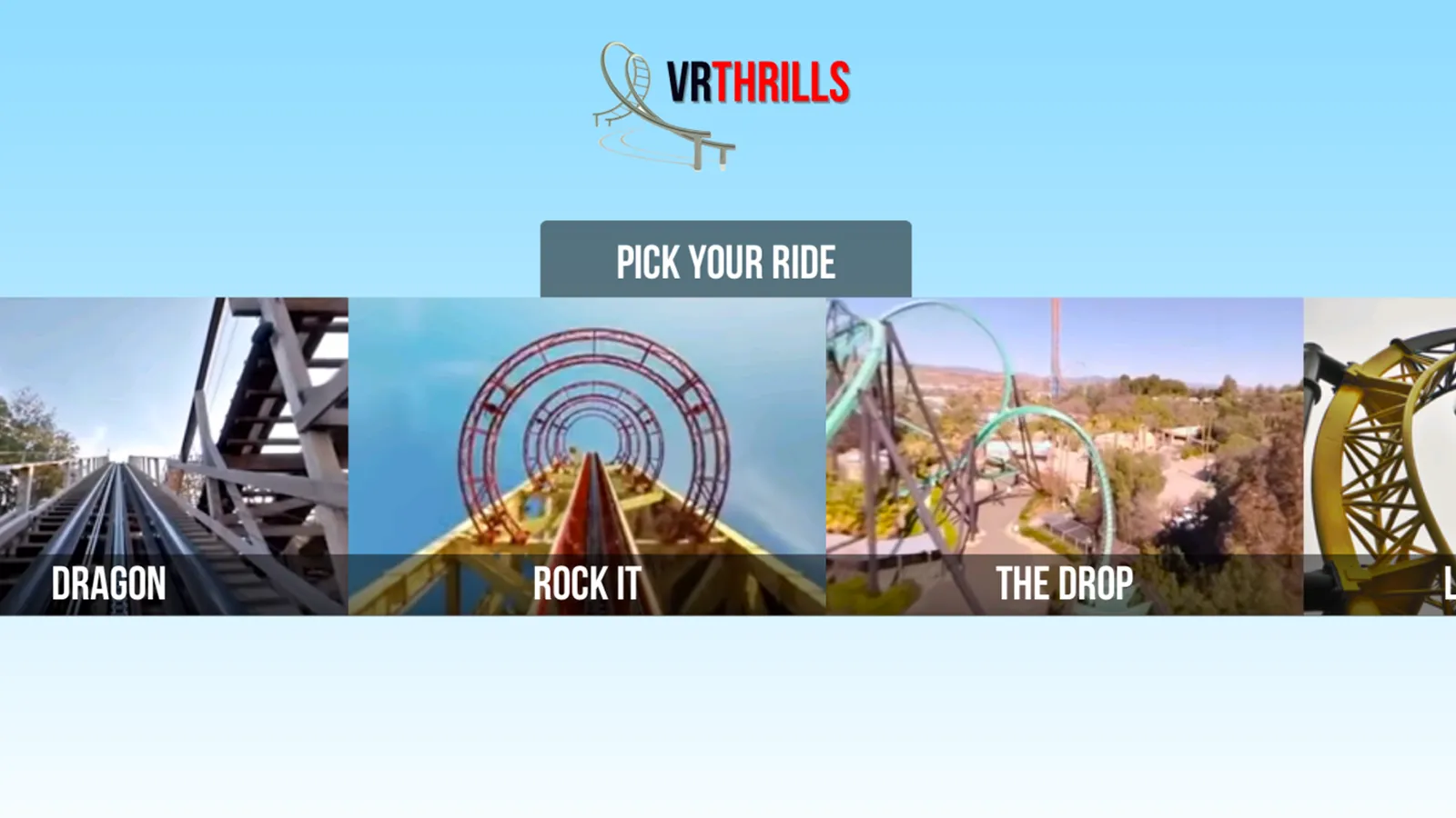 VR Thrills Roller Coaster Game | Indus Appstore | Screenshot