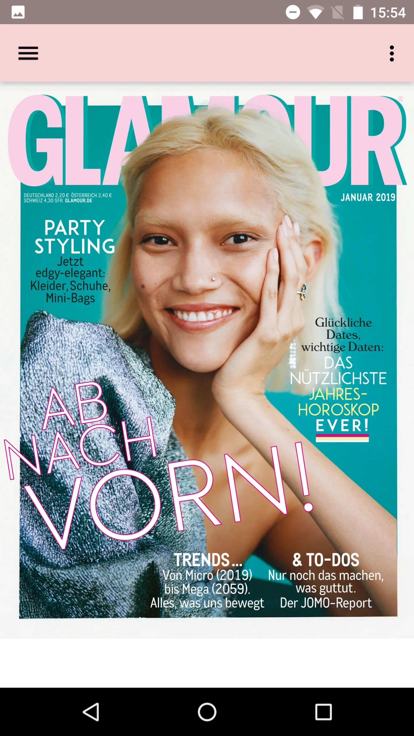 GLAMOUR MAGAZIN (D) | Indus Appstore | Screenshot