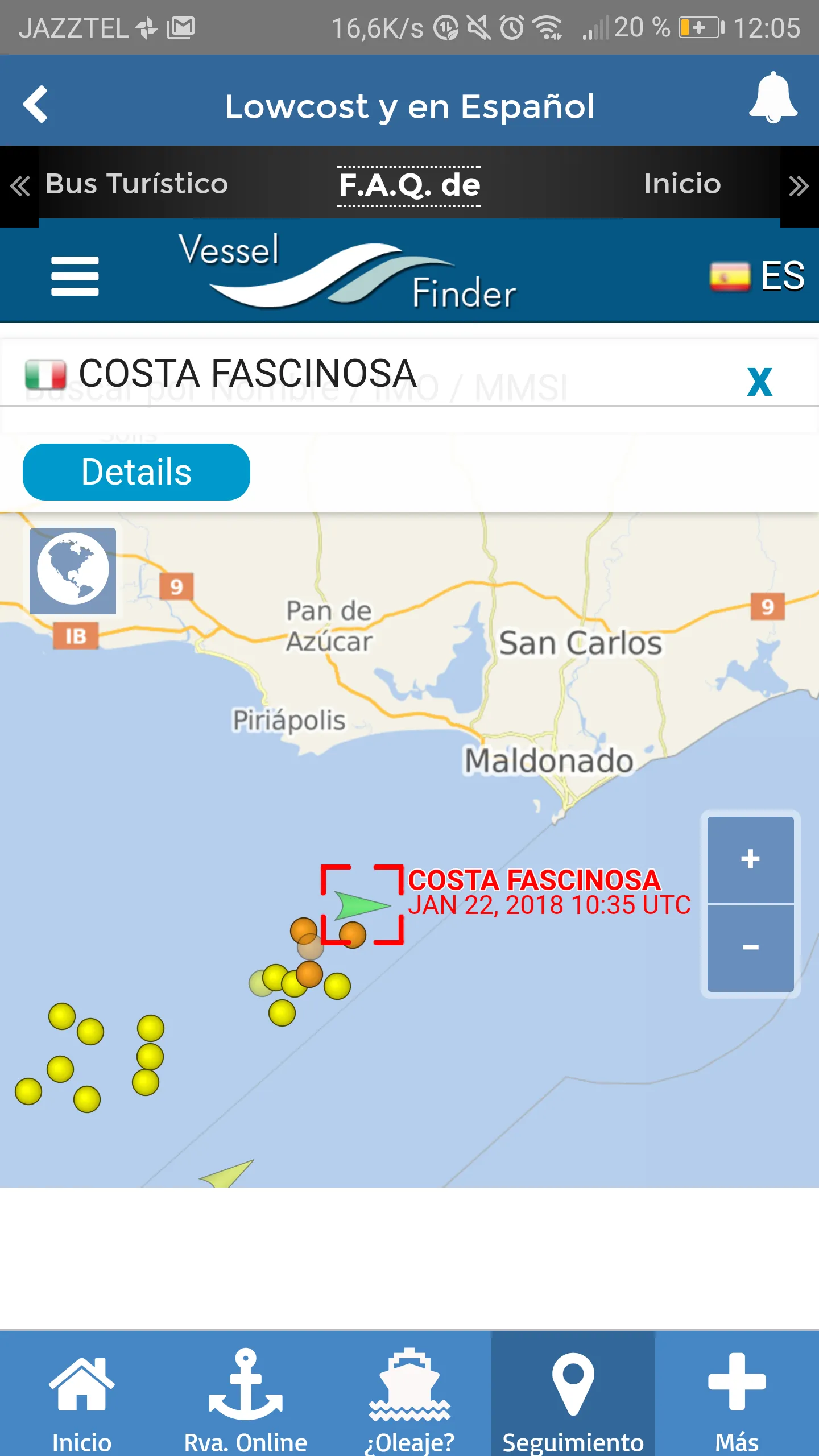 EXCURSIONES CRUCEROS | Indus Appstore | Screenshot