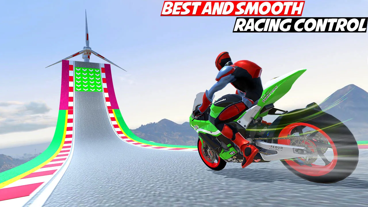 Superhero Bike Game Stunt Race | Indus Appstore | Screenshot