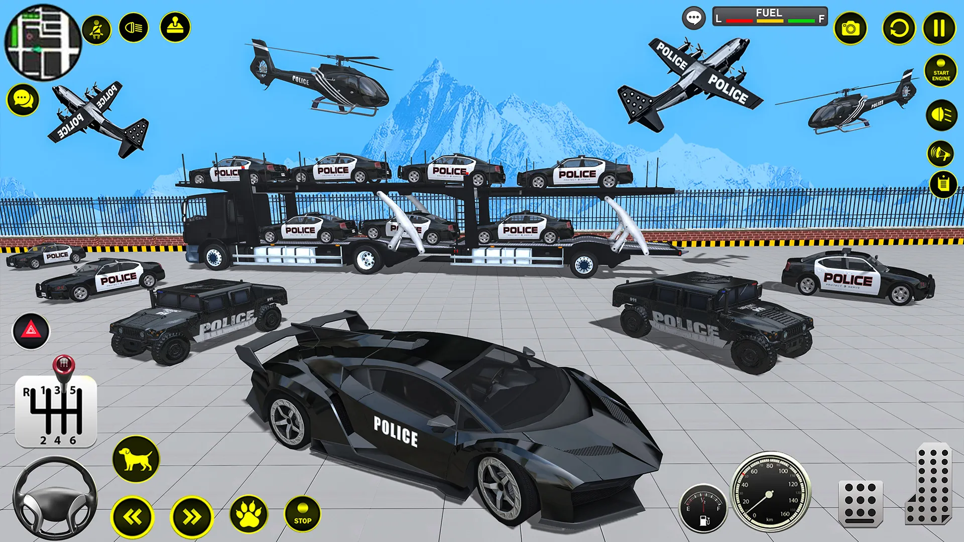 Police Transports Car Parking | Indus Appstore | Screenshot