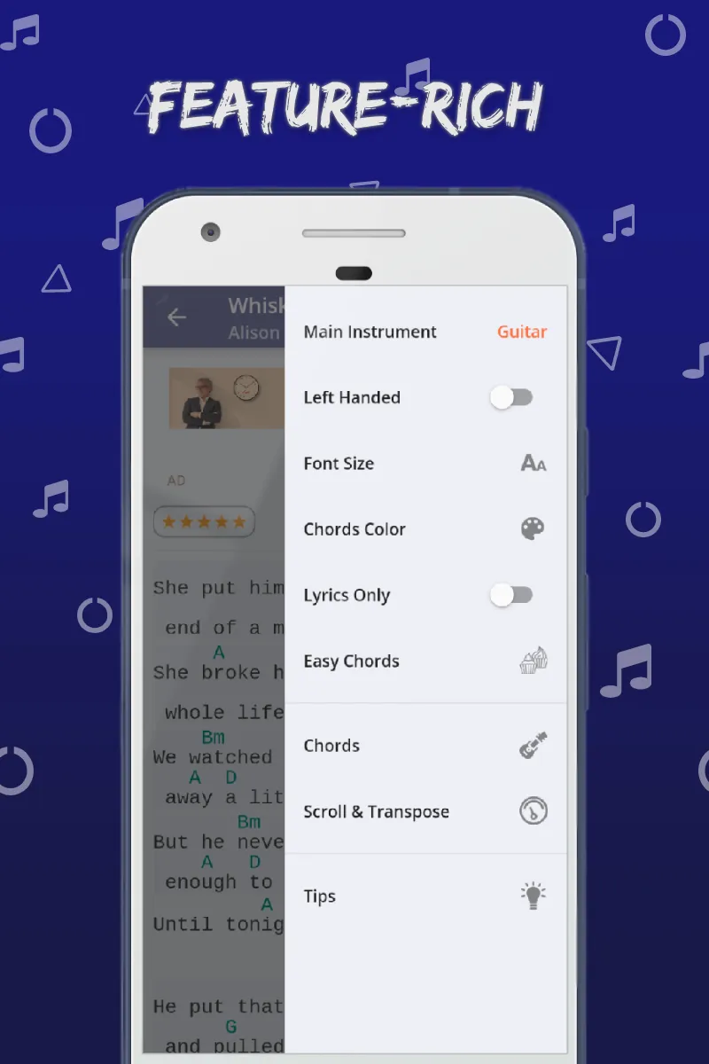 MultiChords (Lyrics & Chords) | Indus Appstore | Screenshot