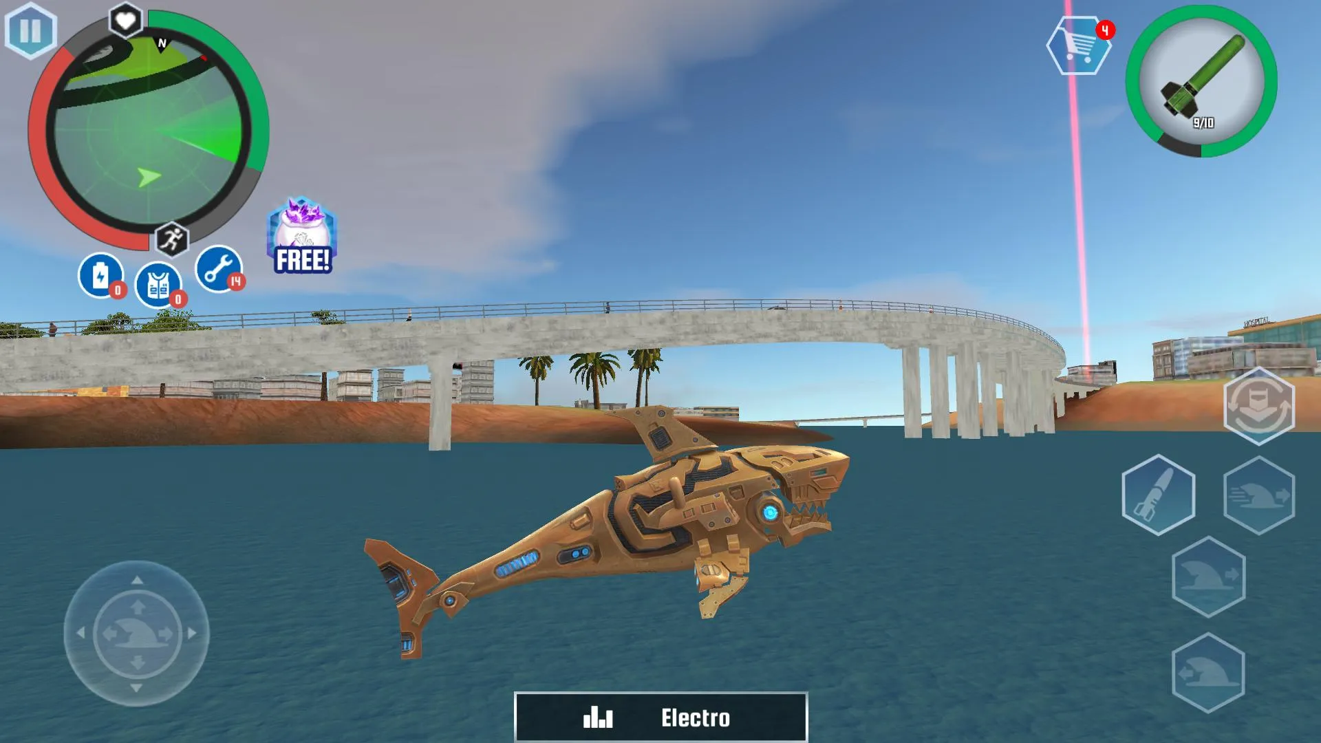 Robot Shark | Indus Appstore | Screenshot