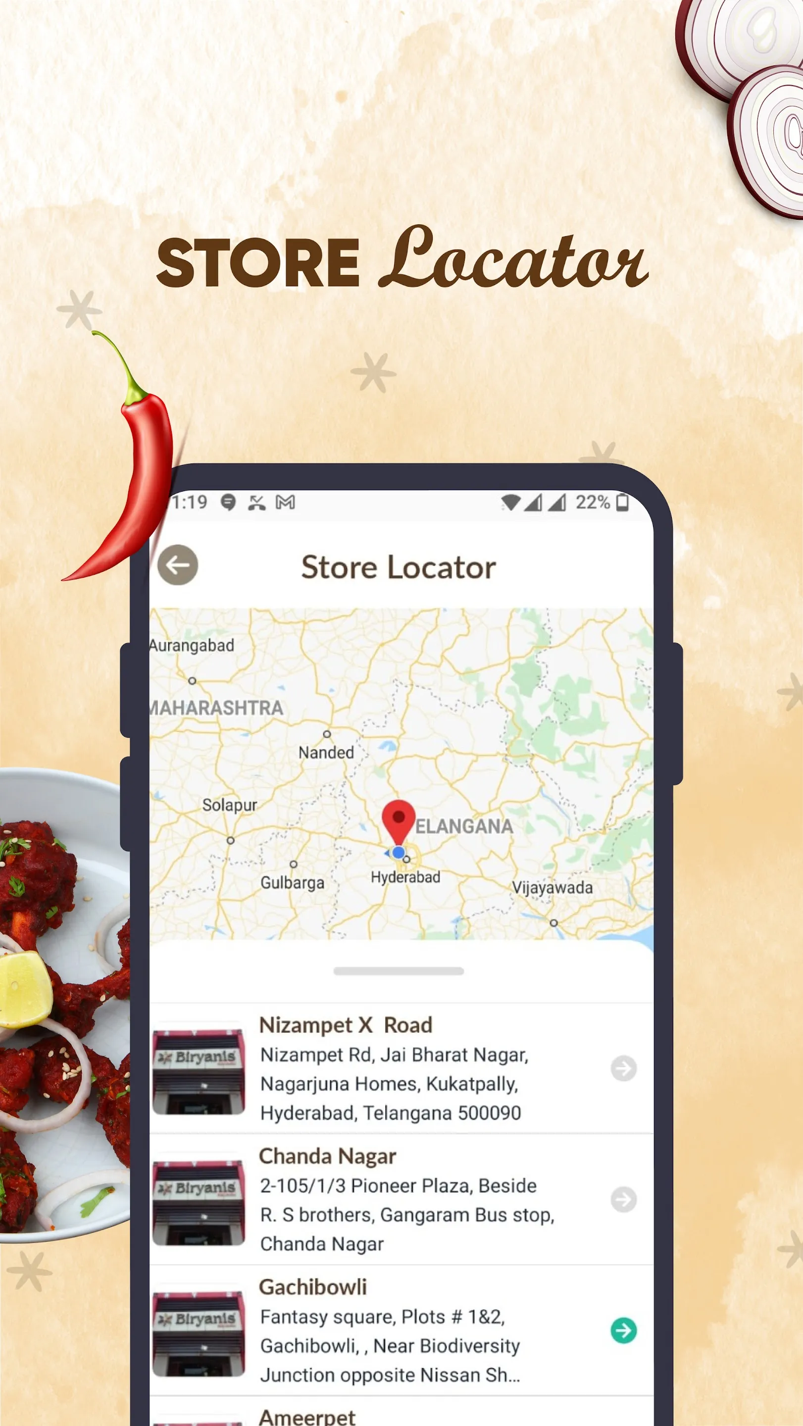 Biryanis | Indus Appstore | Screenshot