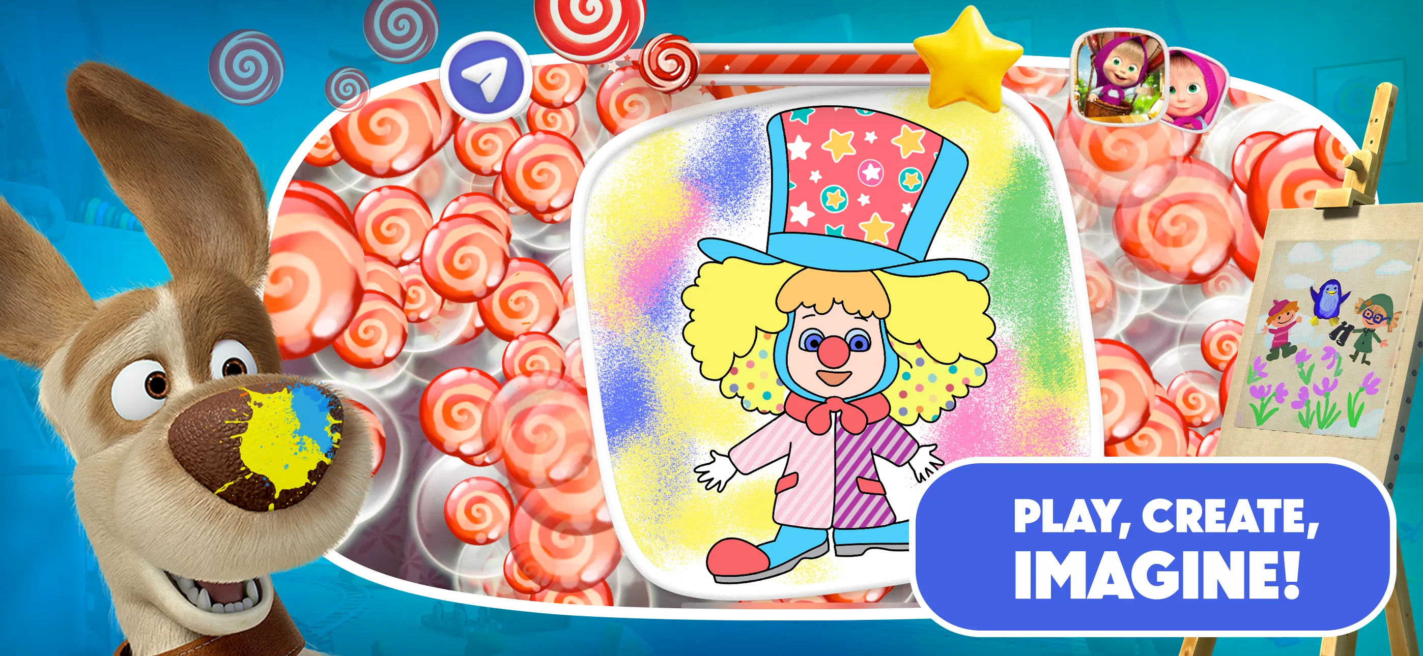 Masha and the Bear Coloring | Indus Appstore | Screenshot