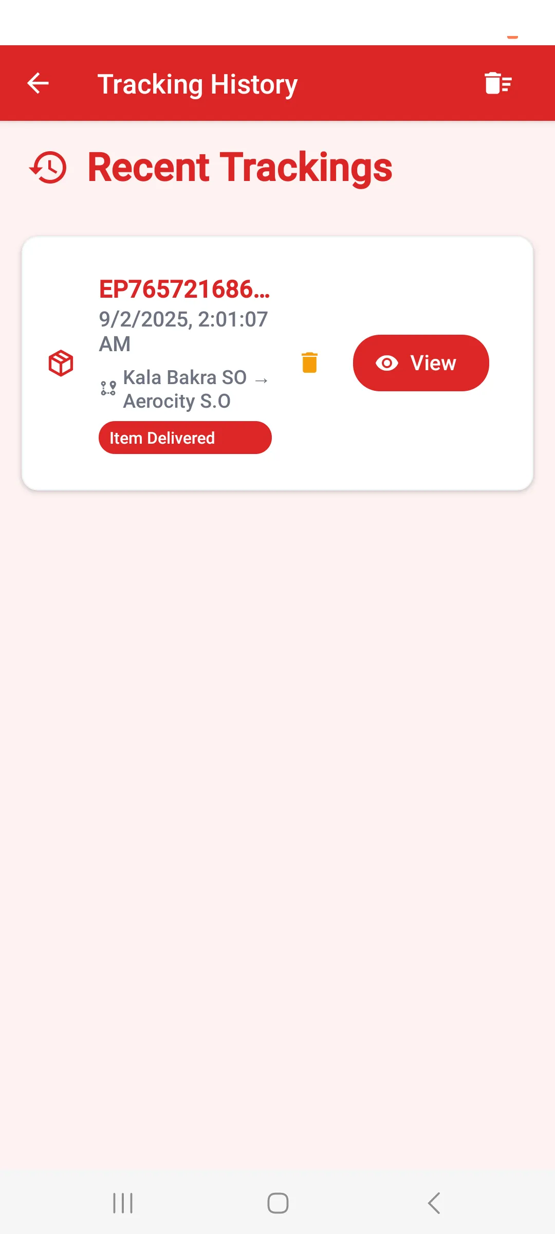 Speed Post Tracking - India | Indus Appstore | Screenshot