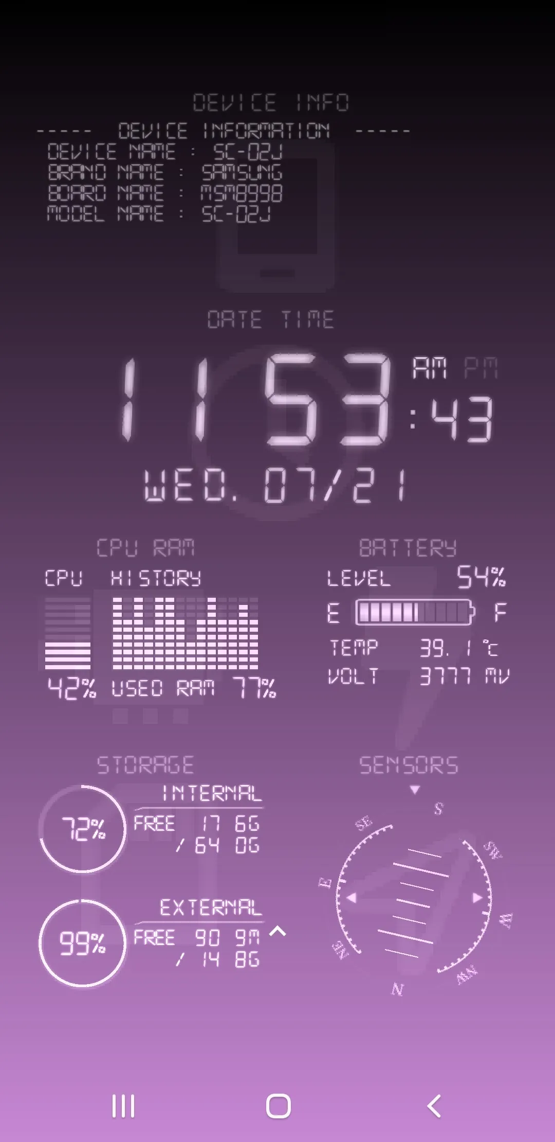 Device Info R Live Wallpaper | Indus Appstore | Screenshot