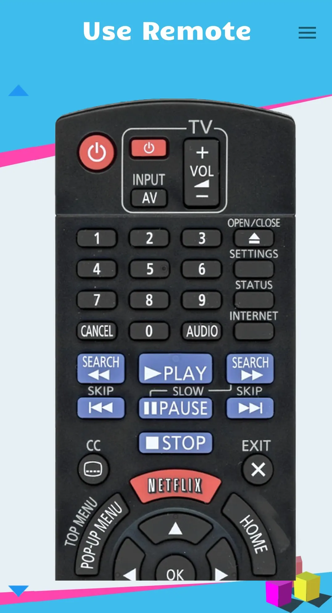 Remote for Panasonic Smart TV | Indus Appstore | Screenshot