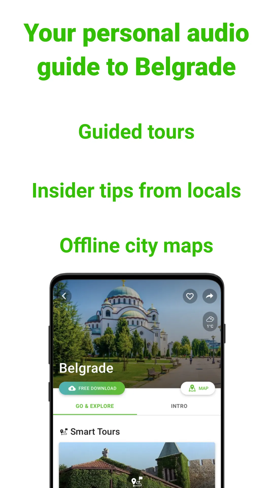 Belgrade Tour Guide:SmartGuide | Indus Appstore | Screenshot