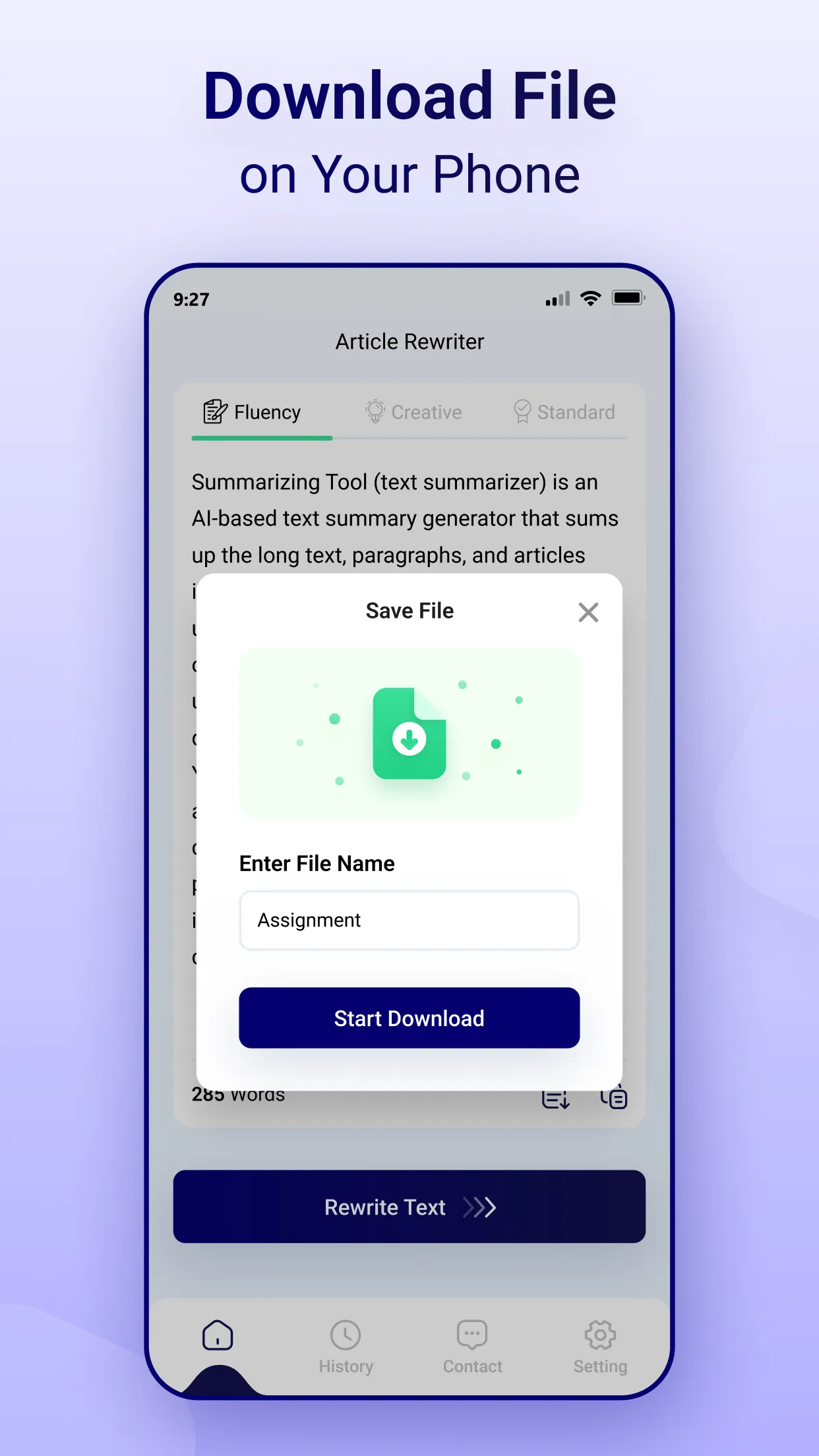 Article Rewriter and Spinner | Indus Appstore | Screenshot