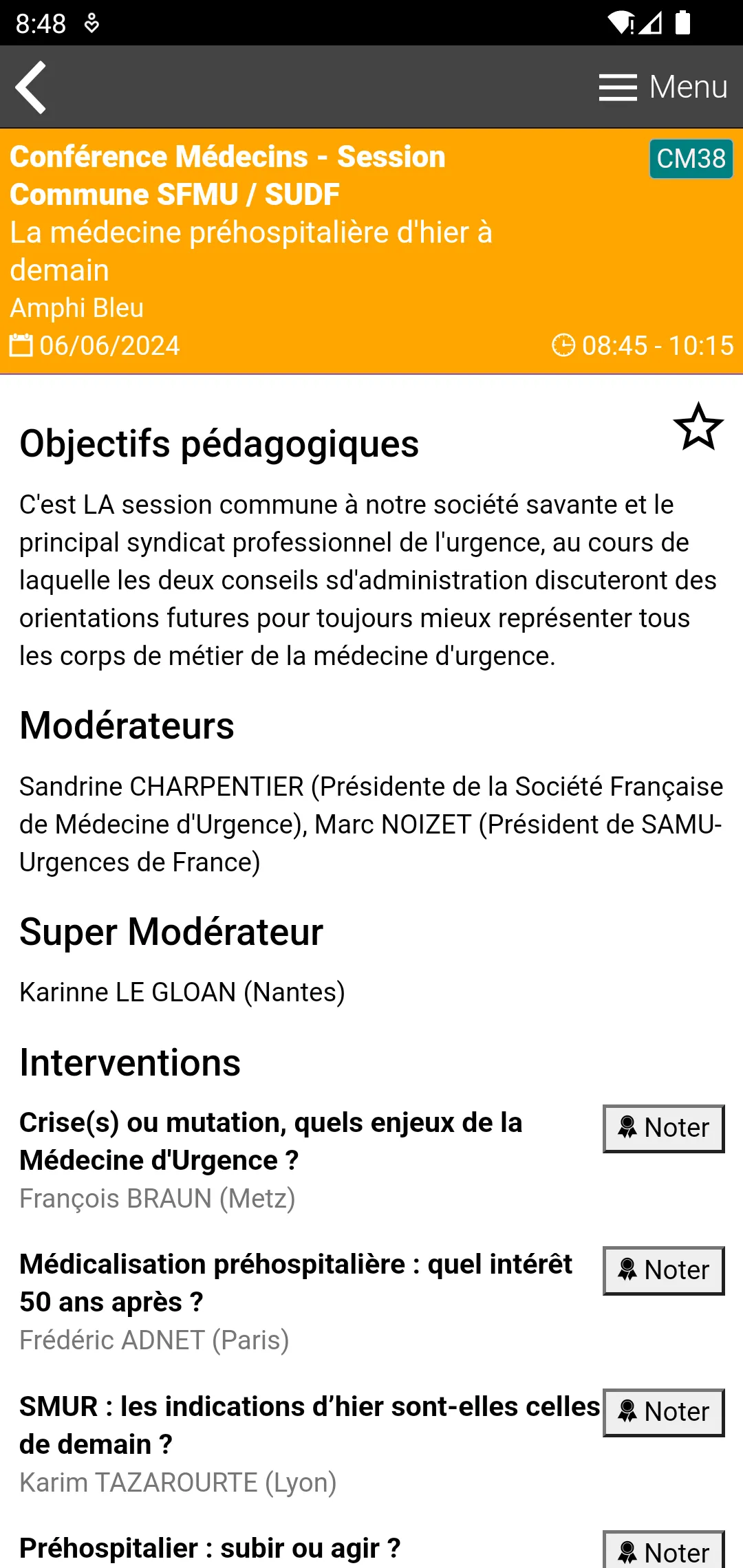 Urgences - Le Congrès | Indus Appstore | Screenshot