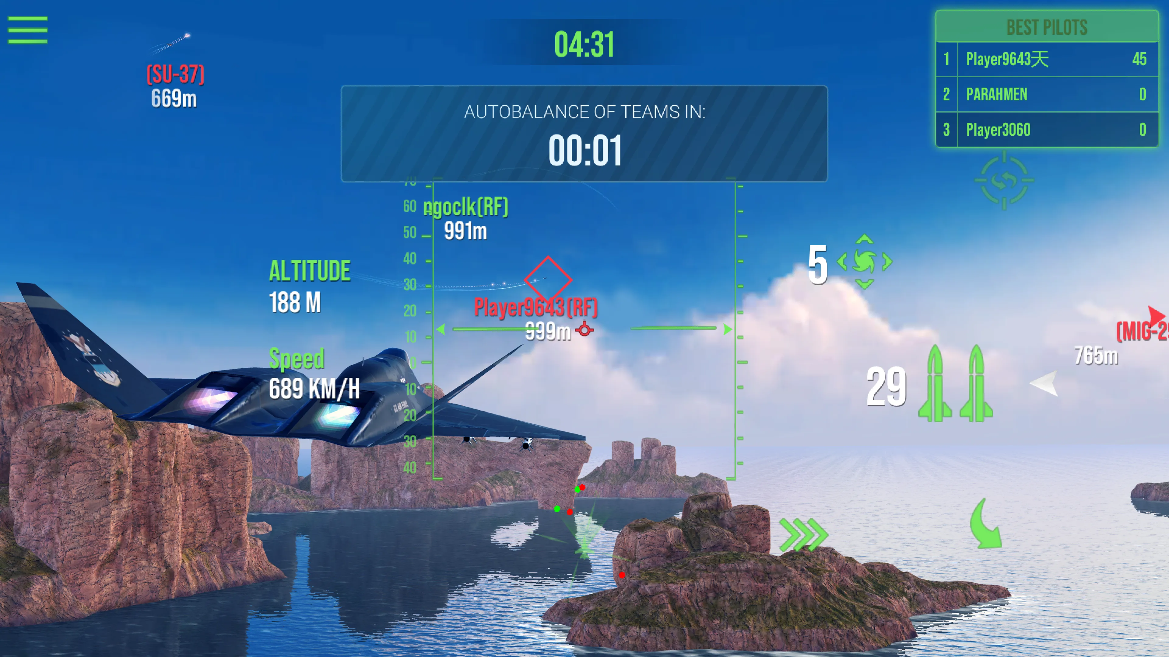 Modern Warplanes: PvP Warfare | Indus Appstore | Screenshot