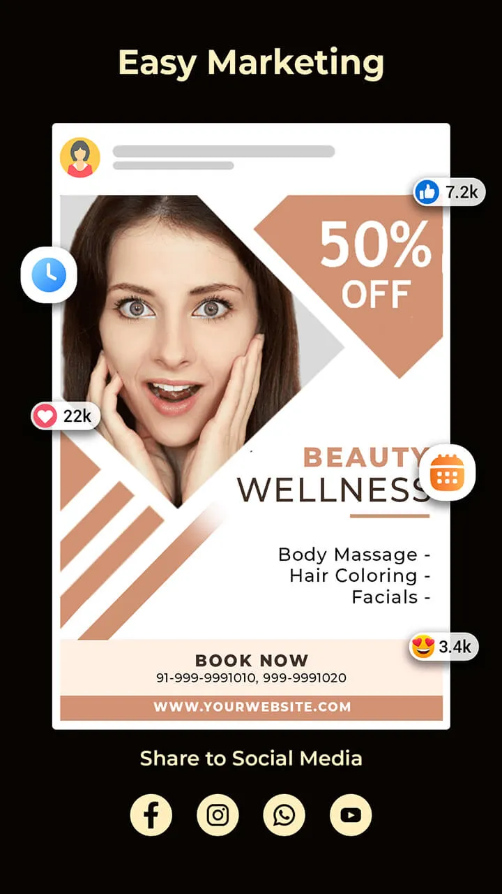 Poster Maker: Flyer Designer | Indus Appstore | Screenshot