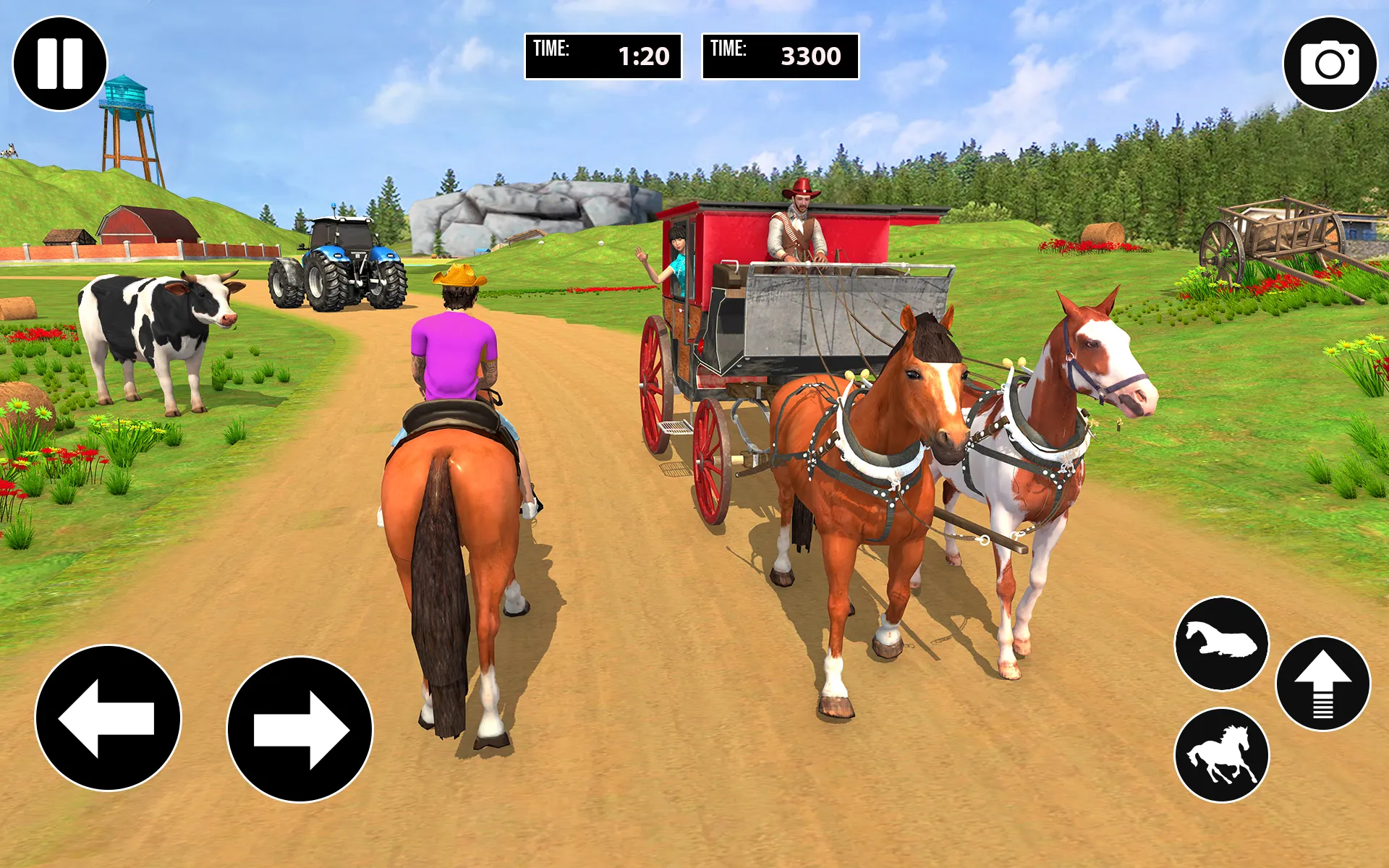 Horse Cart Taxi Transport Game | Indus Appstore | Screenshot