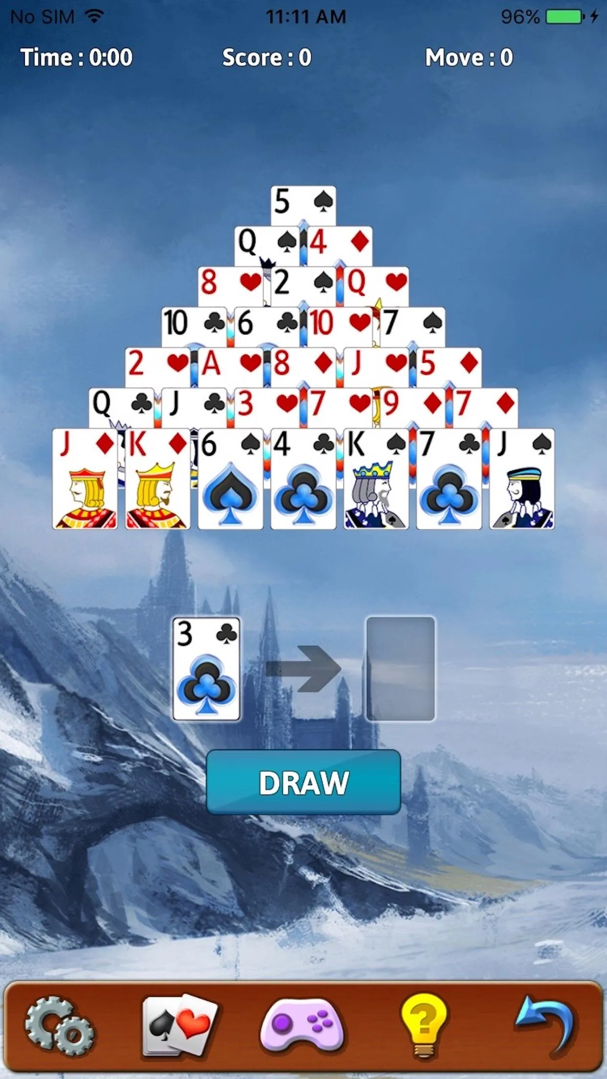 Pyramid Solitaire | Indus Appstore | Screenshot