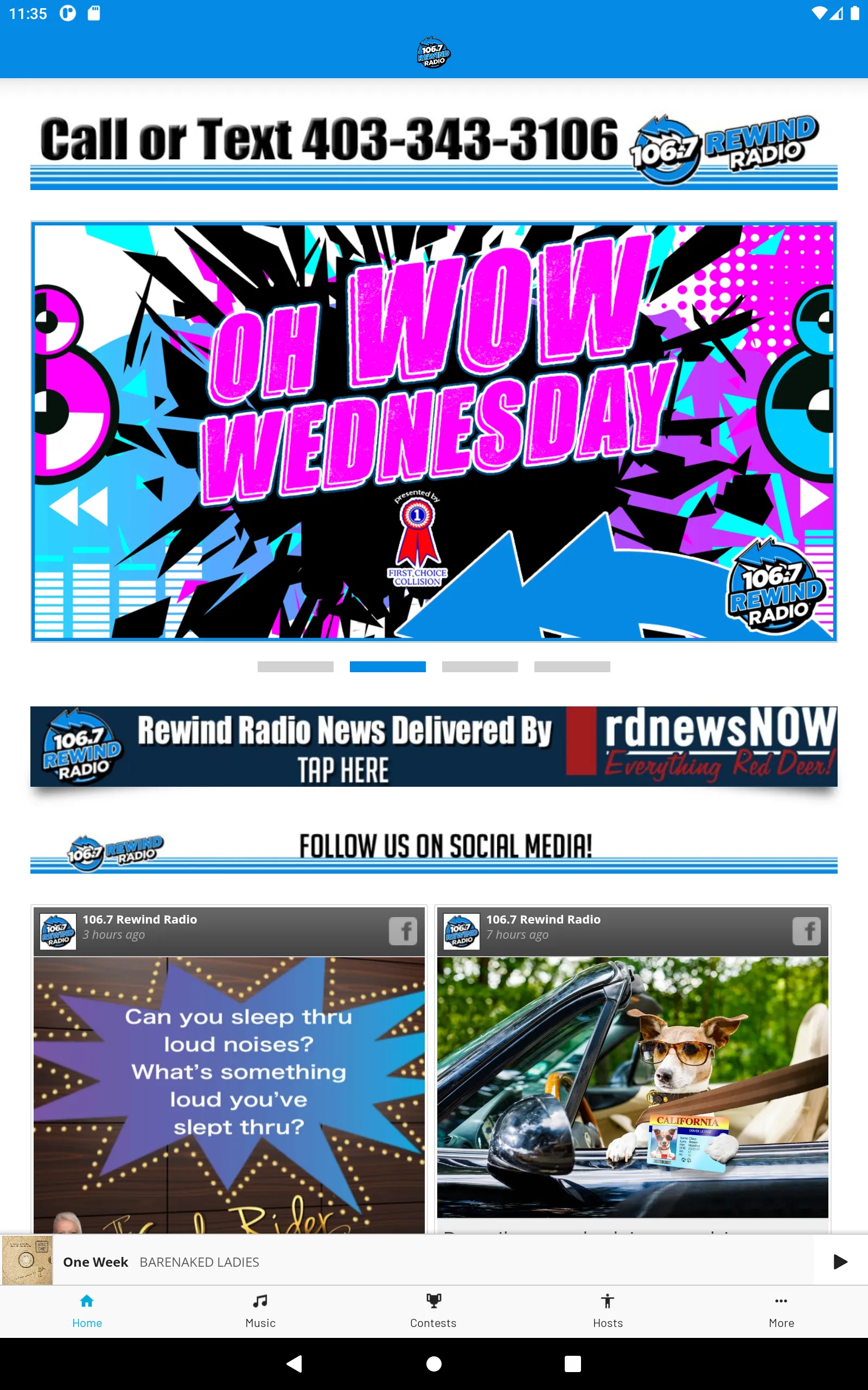 106.7 Rewind Radio | Indus Appstore | Screenshot