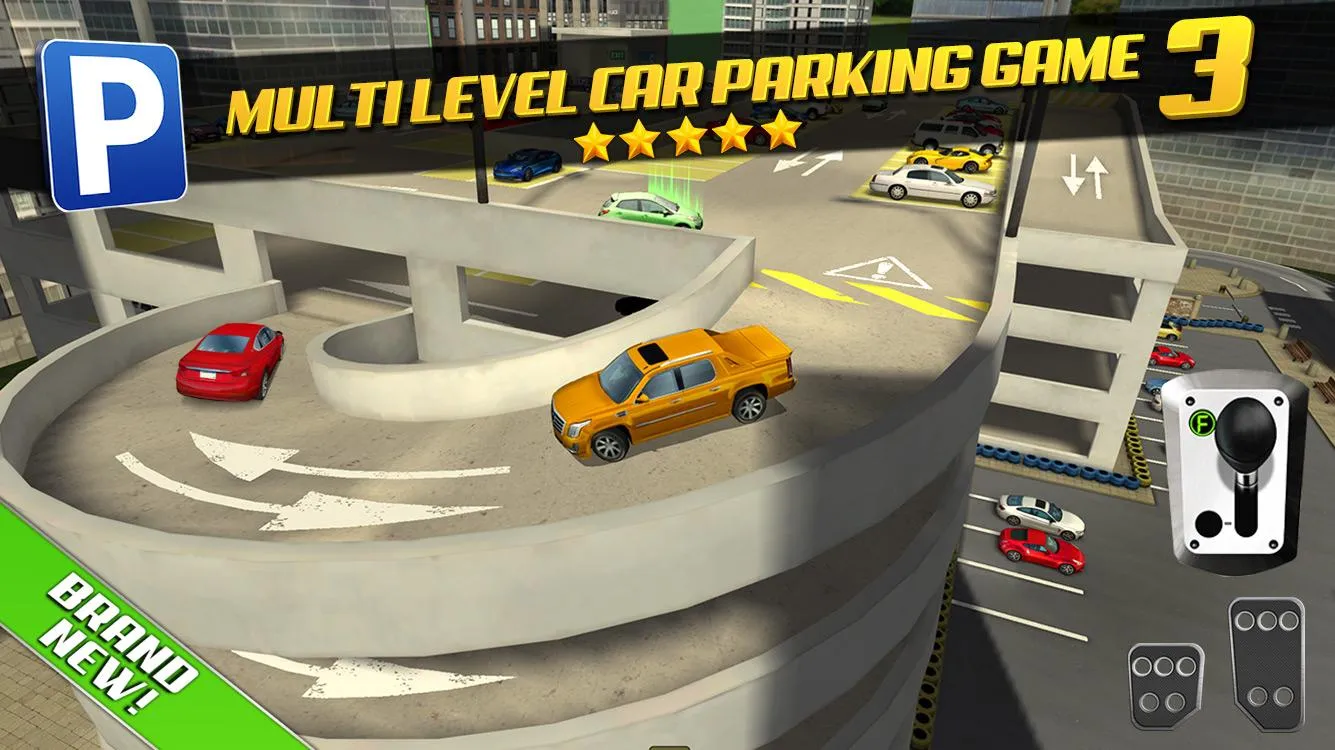 Multi Level 3 Car Parking Game | Indus Appstore | Screenshot