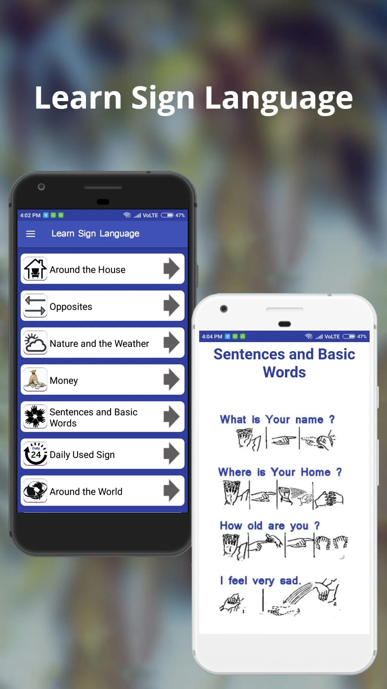 Learn Deaf People Signs | Indus Appstore | Screenshot