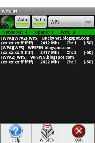 WPSPIN. WPS Wireless Scanner. | Indus Appstore | Screenshot