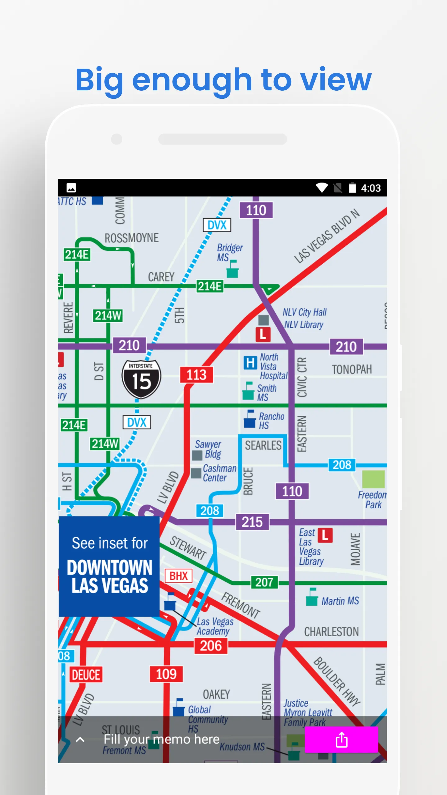 Las Vegas Travel Map Offline | Indus Appstore | Screenshot