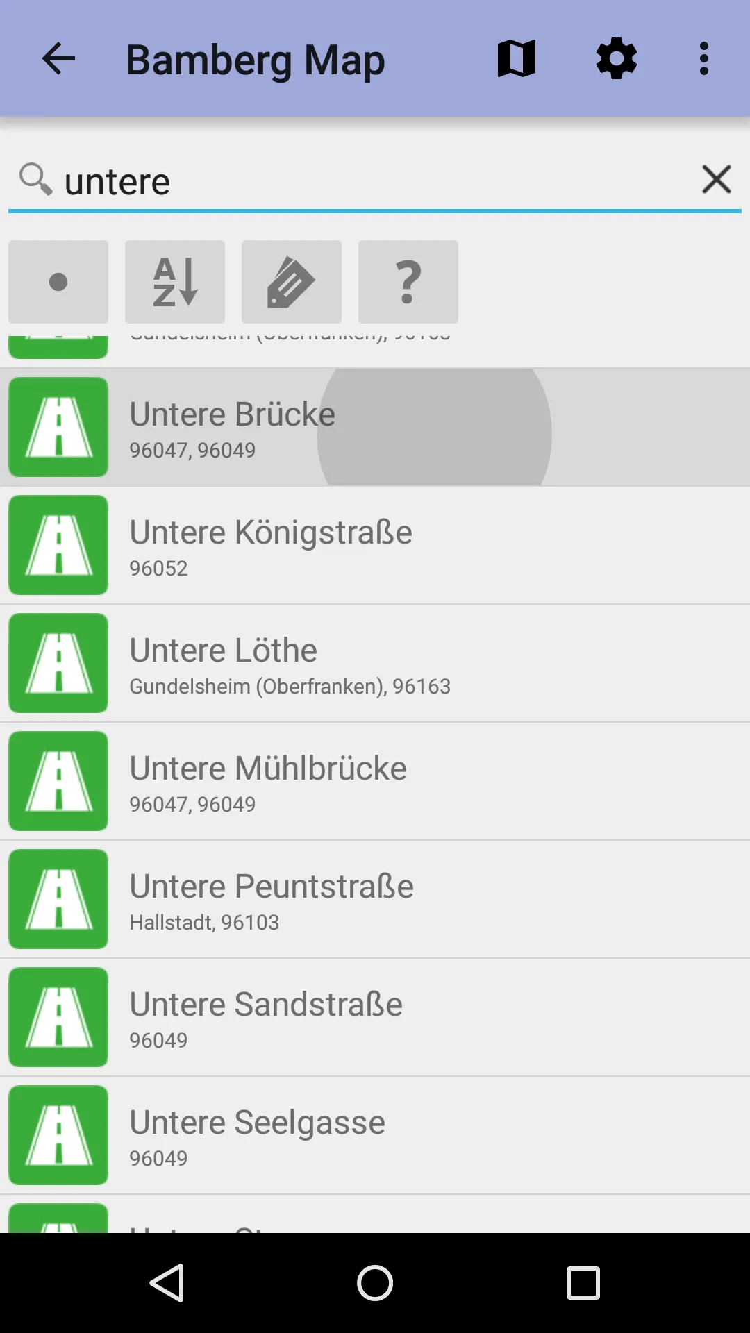 Bamberg Offline City Map | Indus Appstore | Screenshot