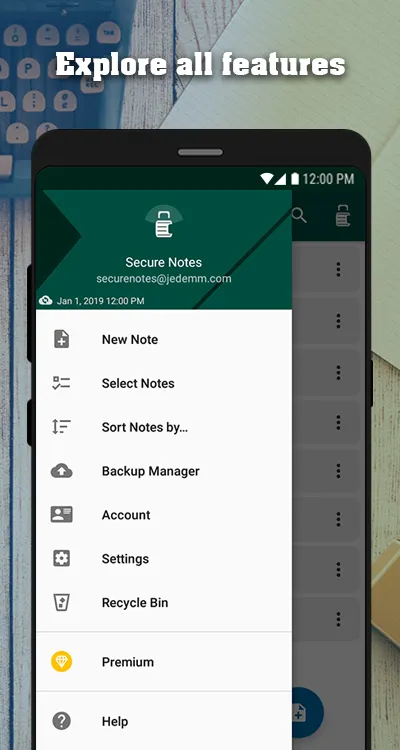 Secure Notes - Notepad | Indus Appstore | Screenshot