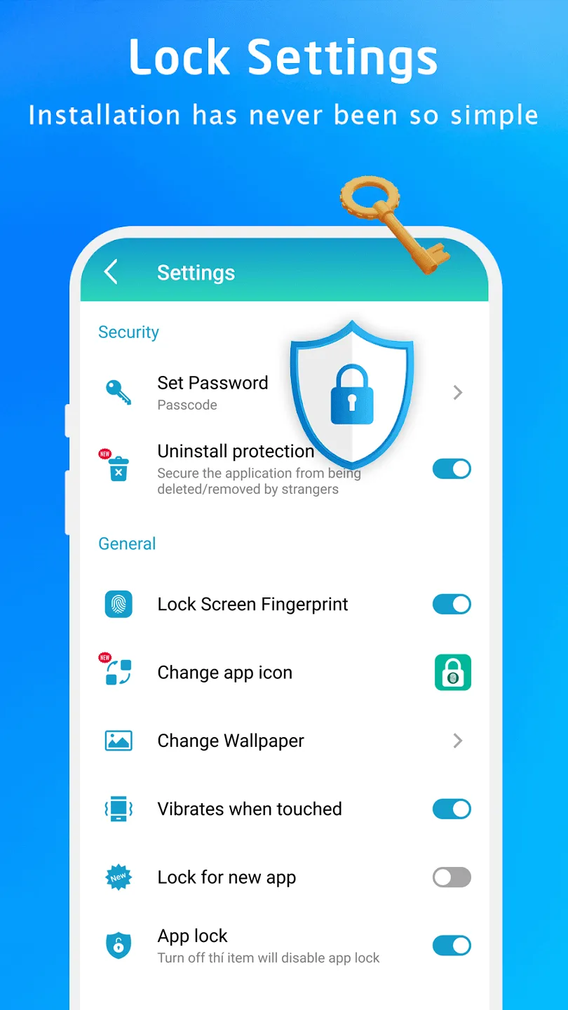 App lock - Fingerprint | Indus Appstore | Screenshot